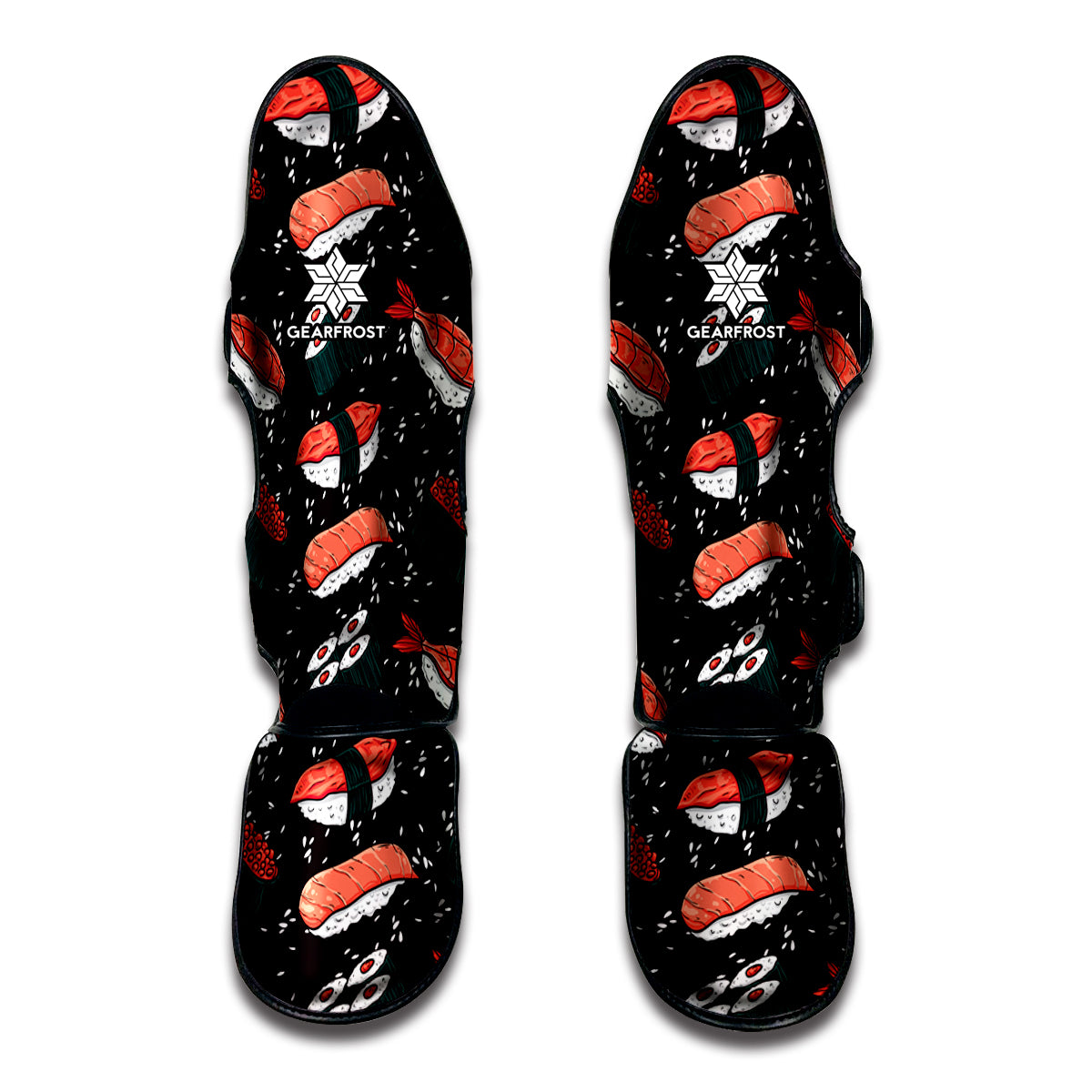 Japanese Sushi Pattern Print Muay Thai Shin Guard