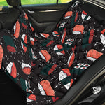 Japanese Sushi Pattern Print Pet Car Back Seat Cover