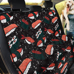 Japanese Sushi Pattern Print Pet Car Back Seat Cover