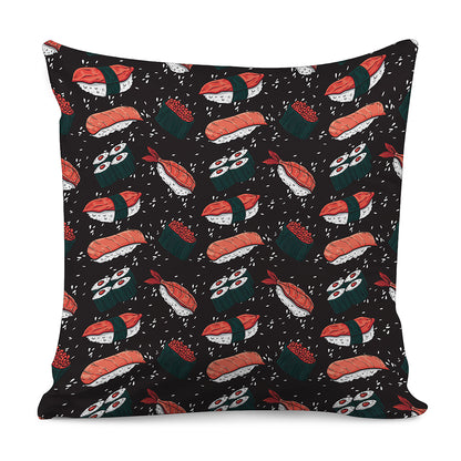 Japanese Sushi Pattern Print Pillow Cover