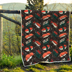 Japanese Sushi Pattern Print Quilt