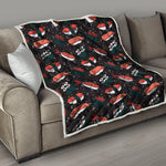 Japanese Sushi Pattern Print Quilt