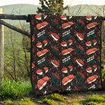Japanese Sushi Pattern Print Quilt