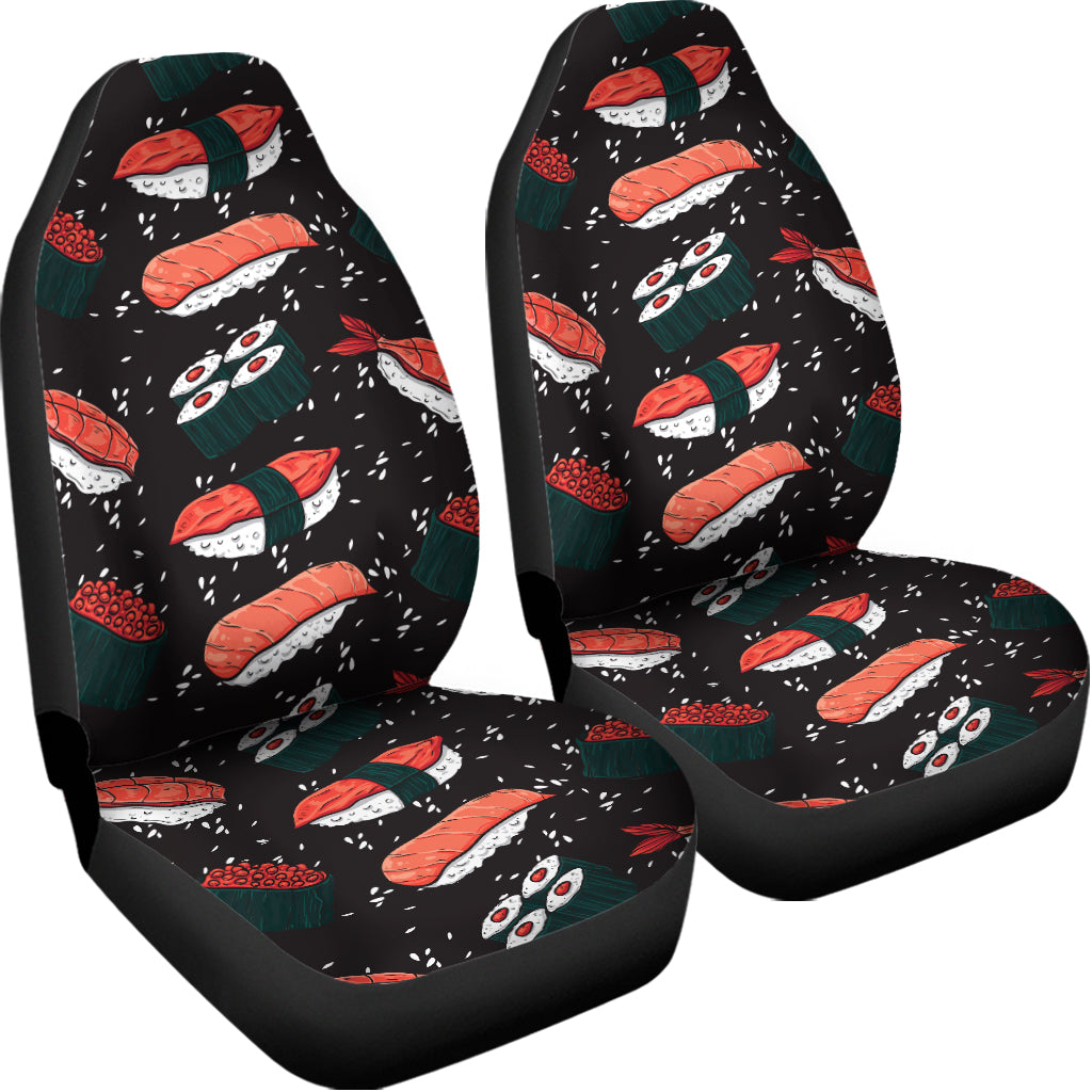 Japanese Sushi Pattern Print Universal Fit Car Seat Covers