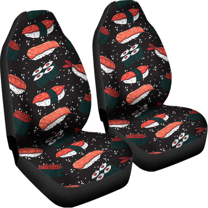 Japanese Sushi Pattern Print Universal Fit Car Seat Covers