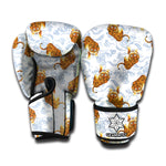 Japanese Tiger Pattern Print Boxing Gloves