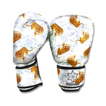 Japanese Tiger Pattern Print Boxing Gloves