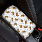 Japanese Tiger Pattern Print Car Center Console Cover