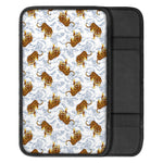Japanese Tiger Pattern Print Car Center Console Cover