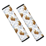 Japanese Tiger Pattern Print Car Seat Belt Covers