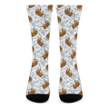 Japanese Tiger Pattern Print Crew Socks