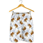 Japanese Tiger Pattern Print Men's Shorts