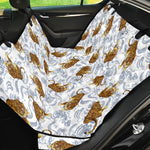 Japanese Tiger Pattern Print Pet Car Back Seat Cover