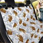 Japanese Tiger Pattern Print Pet Car Back Seat Cover