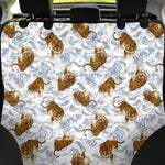 Japanese Tiger Pattern Print Pet Car Back Seat Cover
