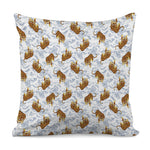 Japanese Tiger Pattern Print Pillow Cover