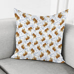 Japanese Tiger Pattern Print Pillow Cover
