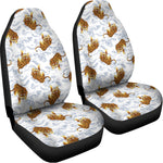 Japanese Tiger Pattern Print Universal Fit Car Seat Covers