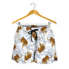 Japanese Tiger Pattern Print Women's Shorts