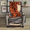 Japanese Tiger Tattoo Print Armchair Protector