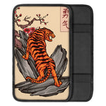 Japanese Tiger Tattoo Print Car Center Console Cover