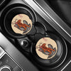 Japanese Tiger Tattoo Print Car Coasters