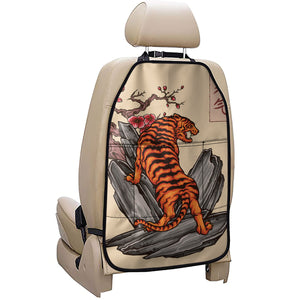 Japanese Tiger Tattoo Print Car Seat Organizers