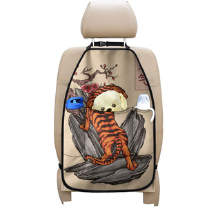 Japanese Tiger Tattoo Print Car Seat Organizers