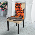 Japanese Tiger Tattoo Print Dining Chair Slipcover