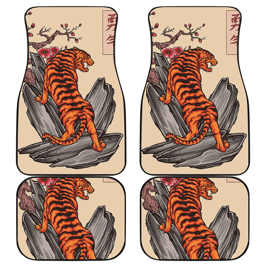 Japanese tiger tattoo style poster | tostadora