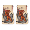 Japanese Tiger Tattoo Print Front Car Floor Mats