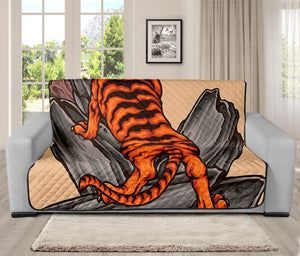 Japanese Tiger Tattoo Print Futon Protector