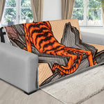 Japanese Tiger Tattoo Print Futon Protector