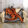 Japanese Tiger Tattoo Print Loveseat Slipcover