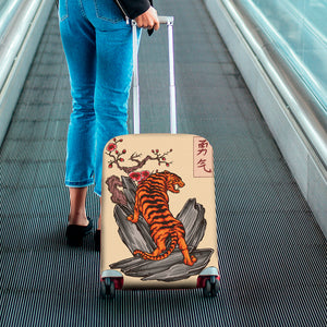 Japanese Tiger Tattoo Print Luggage Cover