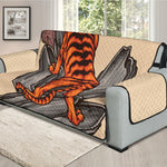 Japanese Tiger Tattoo Print Oversized Sofa Protector