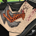 Japanese Tiger Tattoo Print Pet Car Back Seat Cover