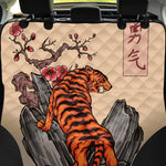 Japanese Tiger Tattoo Print Pet Car Back Seat Cover