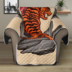 Japanese Tiger Tattoo Print Recliner Protector