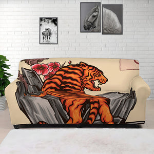 Japanese Tiger Tattoo Print Sofa Cover