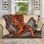 Japanese Tiger Tattoo Print Sofa Protector