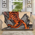 Japanese Tiger Tattoo Print Sofa Protector