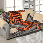 Japanese Tiger Tattoo Print Sofa Protector