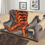 Japanese Tiger Tattoo Print Sofa Protector