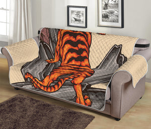 Japanese Tiger Tattoo Print Sofa Protector