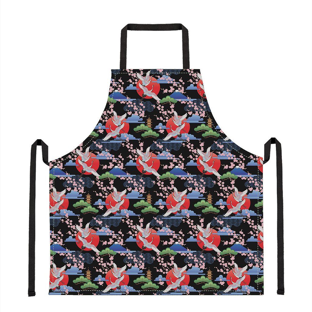 Japanese Traditional Pattern Print Apron