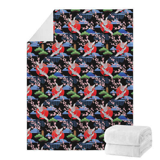 Japanese Traditional Pattern Print Blanket