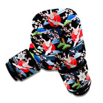 Japanese Traditional Pattern Print Boxing Gloves