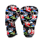 Japanese Traditional Pattern Print Boxing Gloves