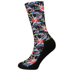 Japanese Traditional Pattern Print Crew Socks